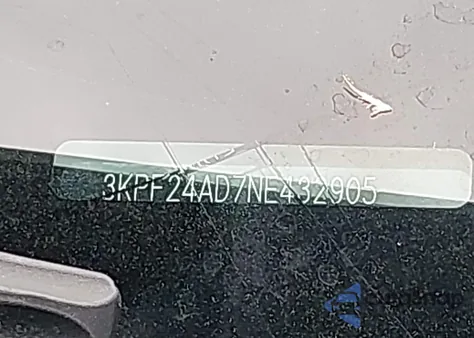 2022 Kia Forte Lxs z USA, uszkodzony, nr VIN 3KPF24AD7NE432905